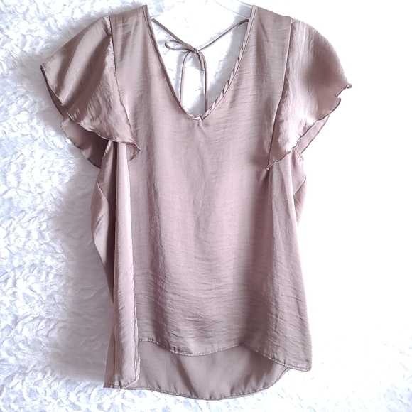 Alya Tops - Alya Blouse Gold Size M